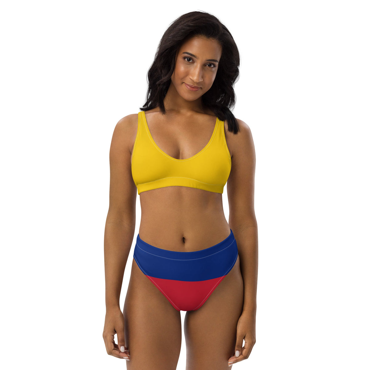Columbia Flag High-waisted bikini - Conscious Apparel Store