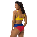 Columbia Flag High-waisted bikini - Conscious Apparel Store