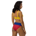Columbia Flag High-waisted bikini - Conscious Apparel Store