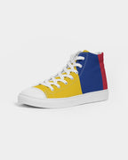 Columbia Flag Men's Hightop Canvas Shoe - Conscious Apparel Store