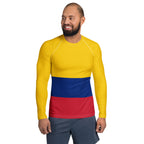 Columbia Flag Men's Rash Guard - Conscious Apparel Store