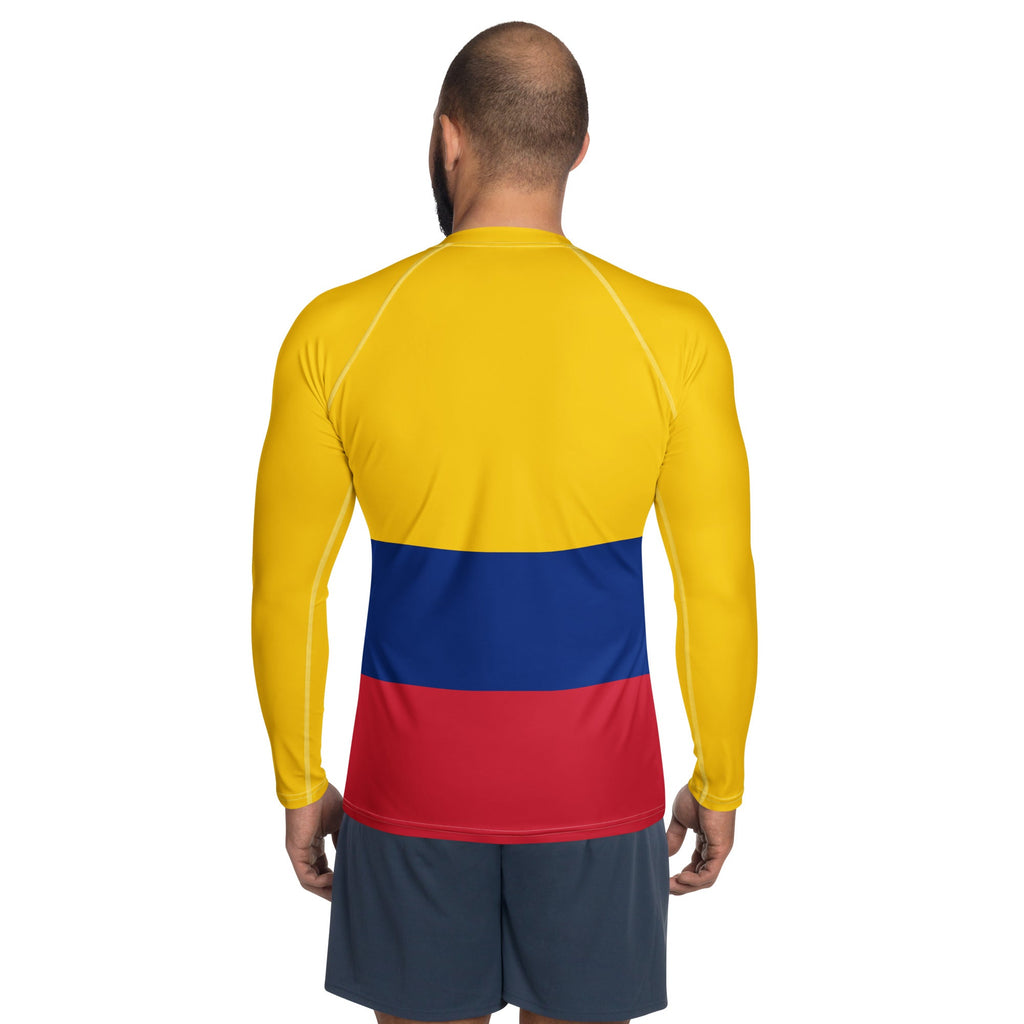 Columbia Flag Men's Rash Guard - Conscious Apparel Store