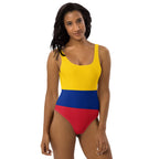 Columbia Flag One-Piece Swimsuit - Conscious Apparel Store