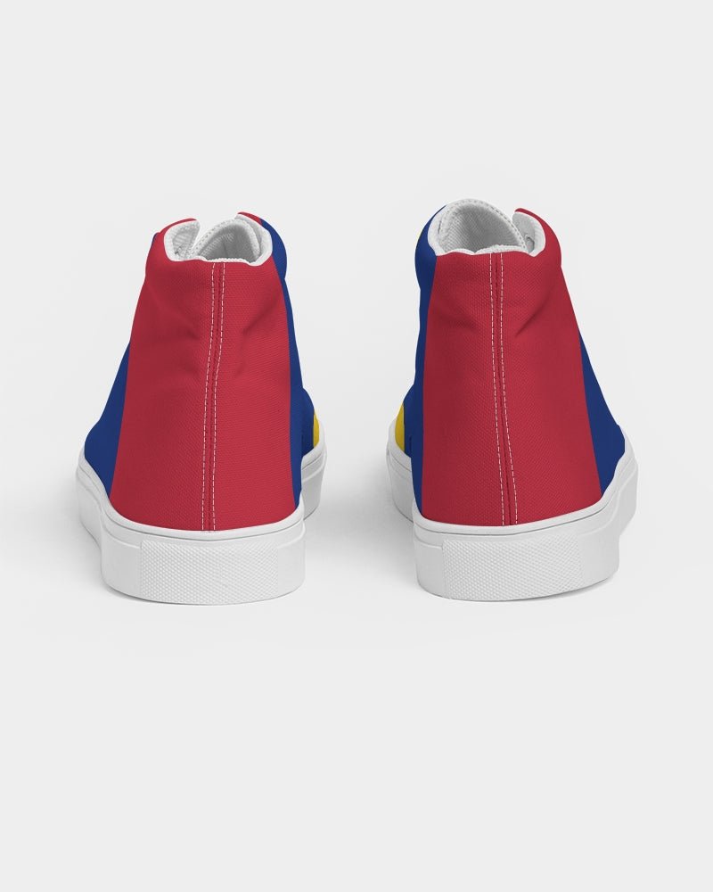 Columbia Flag Women's Hightop Canvas Shoe - Conscious Apparel Store