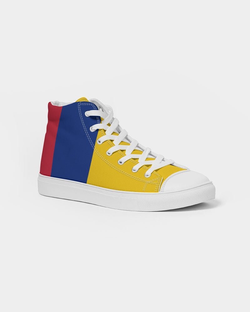 Columbia Flag Women's Hightop Canvas Shoe - Conscious Apparel Store