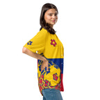 Columbia Football Themed Button-Down Sport Jersey - Conscious Apparel Store