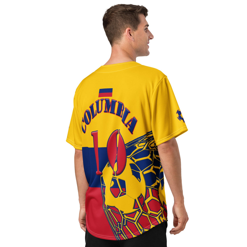 Columbia Football Themed Button-Down Sport Jersey - Conscious Apparel Store