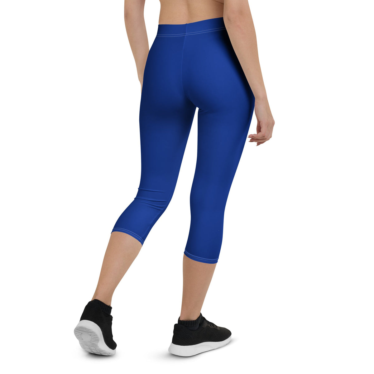 Columbia / Venezuela Blue Capri Leggings - Conscious Apparel Store