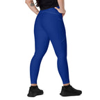 Columbia / Venezuela Blue Leggings with pockets - Conscious Apparel Store