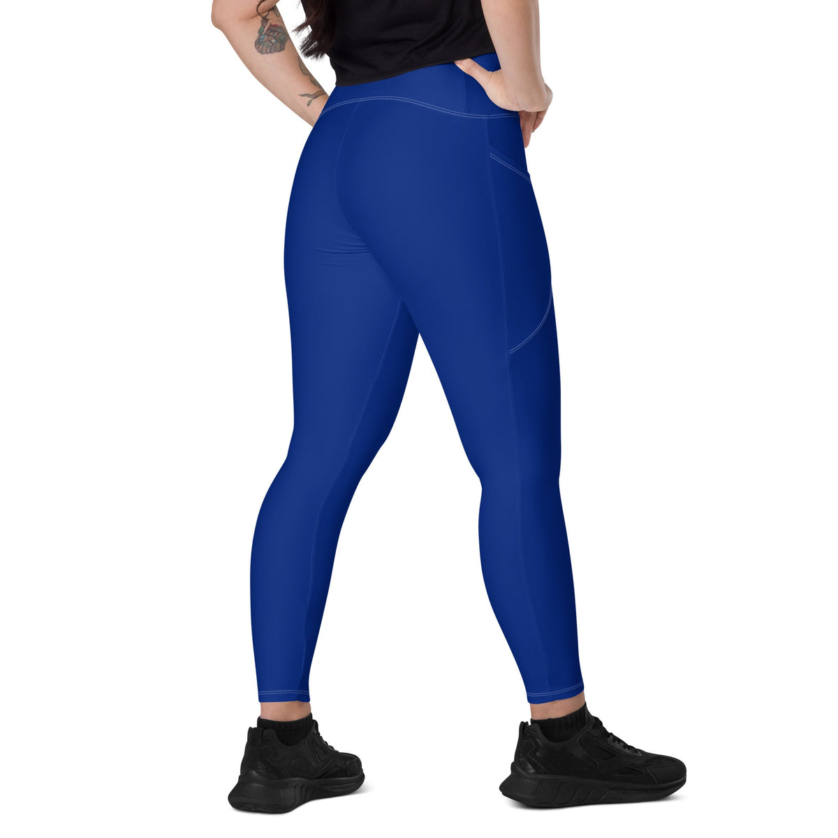 Columbia / Venezuela Blue Leggings with pockets - Conscious Apparel Store