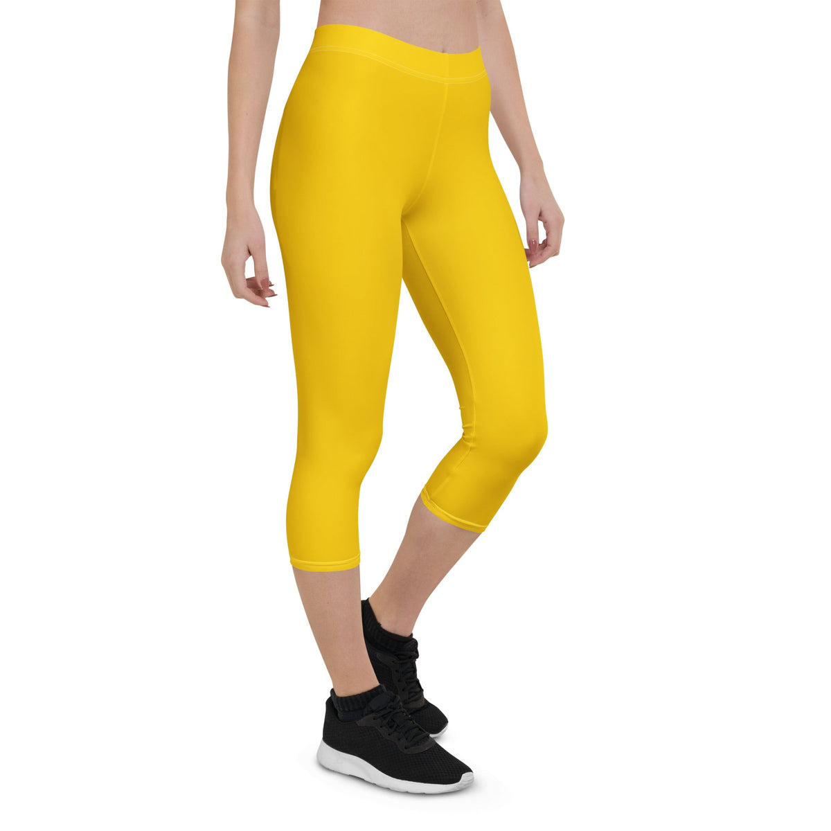 Columbia / Venezuela Yellow Capri Leggings - Conscious Apparel Store