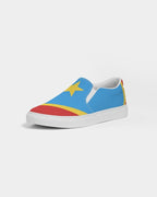 Congo Flag Men's Slip-On Canvas Shoe - Conscious Apparel Store