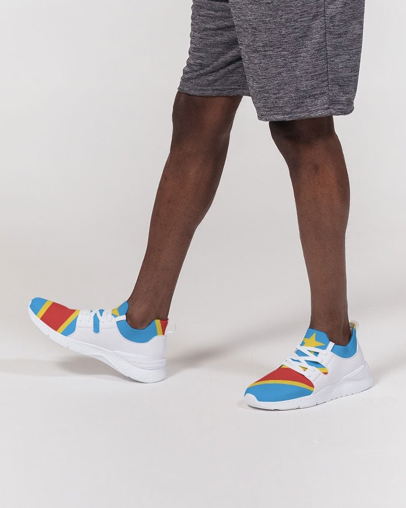 Congo Flag Men's Two-Tone Sneaker - Conscious Apparel Store