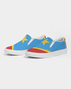 Congo Flag Women's Slip-On Canvas Shoe - Conscious Apparel Store