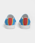 Congo Flag Women's Slip-On Canvas Shoe - Conscious Apparel Store