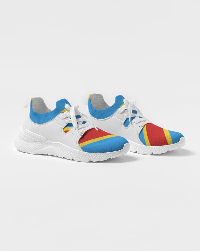 Congo Flag Women's Two-Tone Sneaker - Conscious Apparel Store