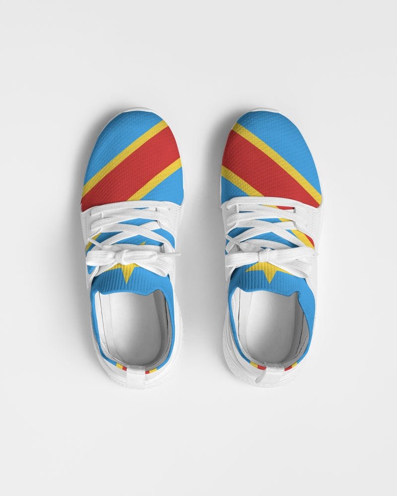 Congo Flag Women's Two-Tone Sneaker - Conscious Apparel Store