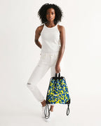Curacao Flag Camo Canvas Drawstring Bag - Conscious Apparel Store
