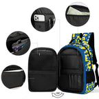 Curacao Flag Camo Casual Backpack - Conscious Apparel Store