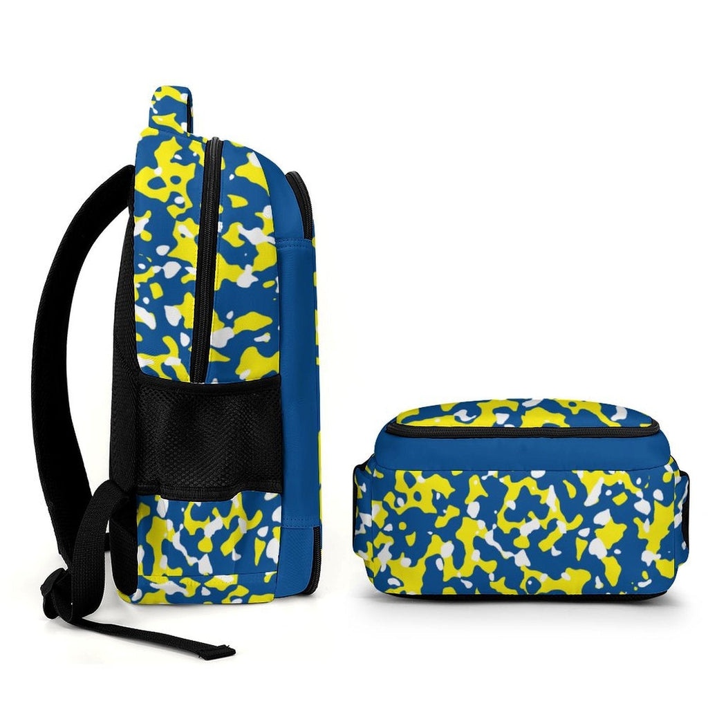 Curacao Flag Camo Casual Backpack - Conscious Apparel Store