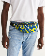 Curacao Flag Camo Crossbody Sling Bag - Conscious Apparel Store