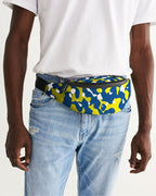 Curacao Flag Camo Crossbody Sling Bag - Conscious Apparel Store