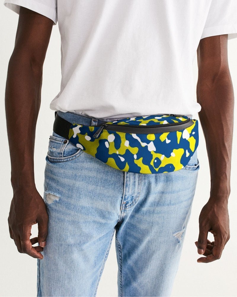 Curacao Flag Camo Crossbody Sling Bag - Conscious Apparel Store