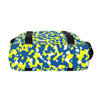 Curacao Flag Camo Large Capacity Duffle Bag - Conscious Apparel Store