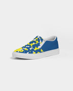 Curacao Flag Camo Men's Slip-On Canvas Shoe - Conscious Apparel Store