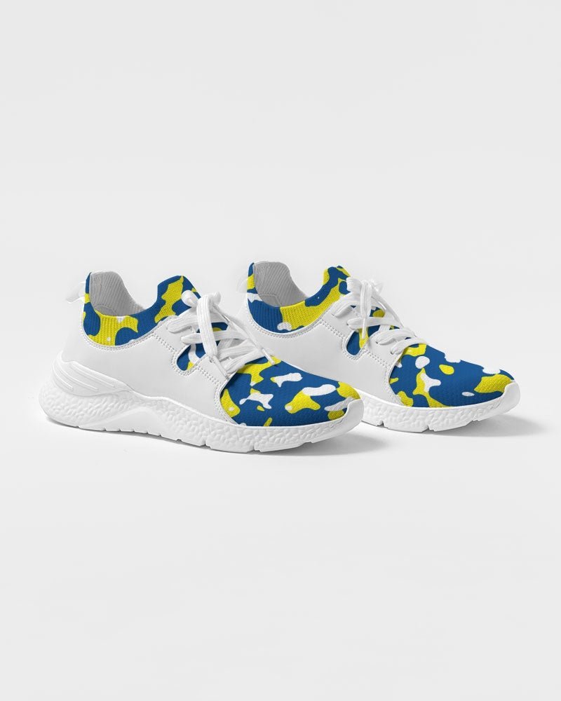 Curacao Flag Camo Men's Two-Tone Sneaker - Conscious Apparel Store
