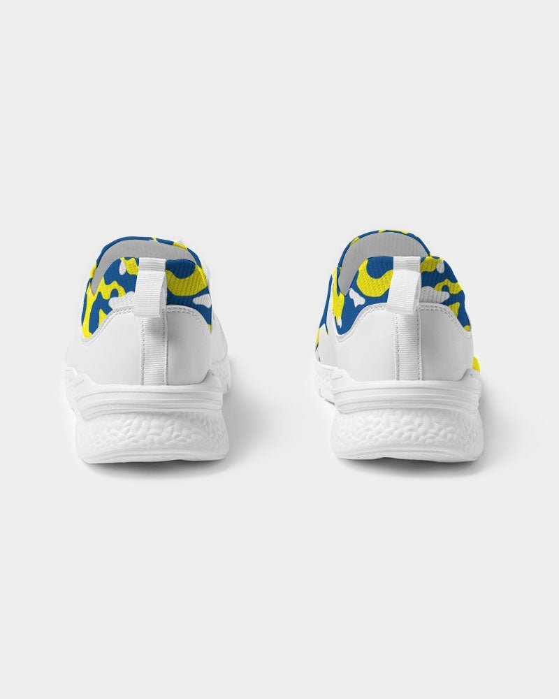 Curacao Flag Camo Men's Two-Tone Sneaker - Conscious Apparel Store