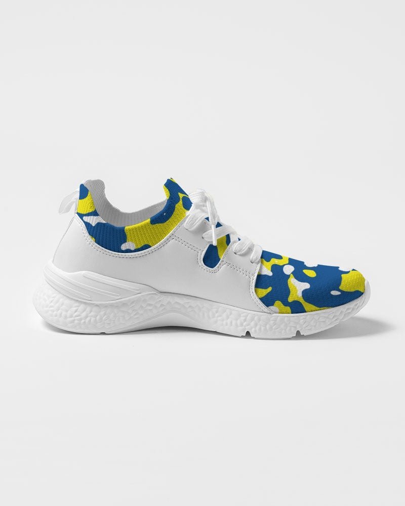 Curacao Flag Camo Men's Two-Tone Sneaker - Conscious Apparel Store
