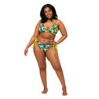 Curacao Flag Camo string bikini - Conscious Apparel Store