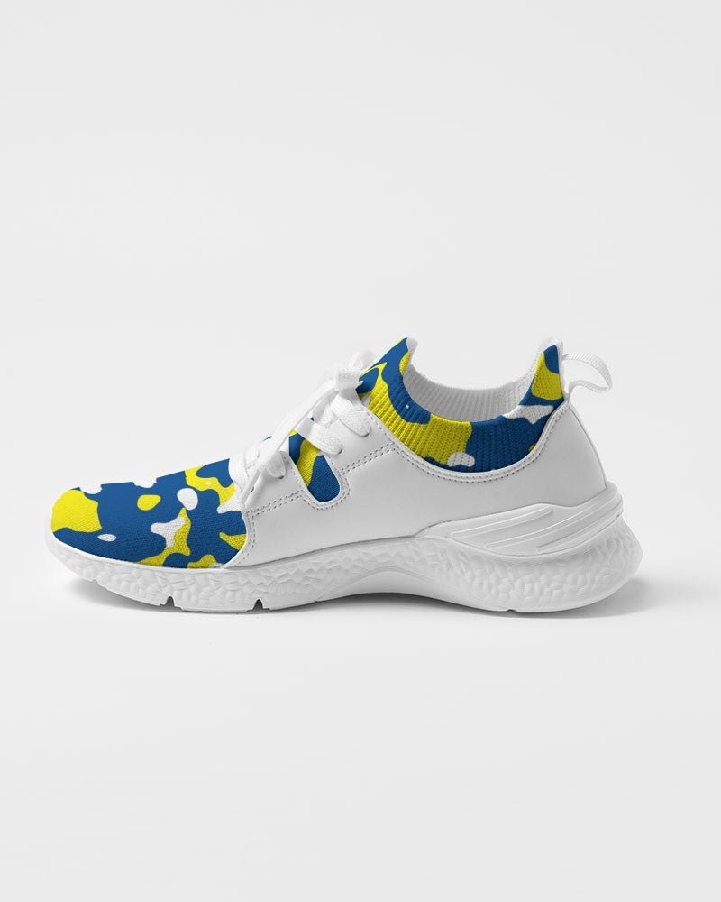 Curacao Flag Camo Women's Two-Tone Sneaker - Conscious Apparel Store
