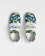 Curacao Flag Camo Women's Two - Tone Sneaker - Conscious Apparel Store