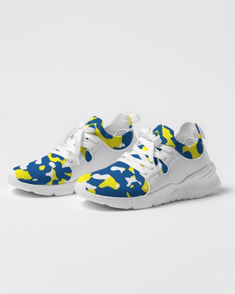 Curacao Flag Camo Women's Two-Tone Sneaker - Conscious Apparel Store