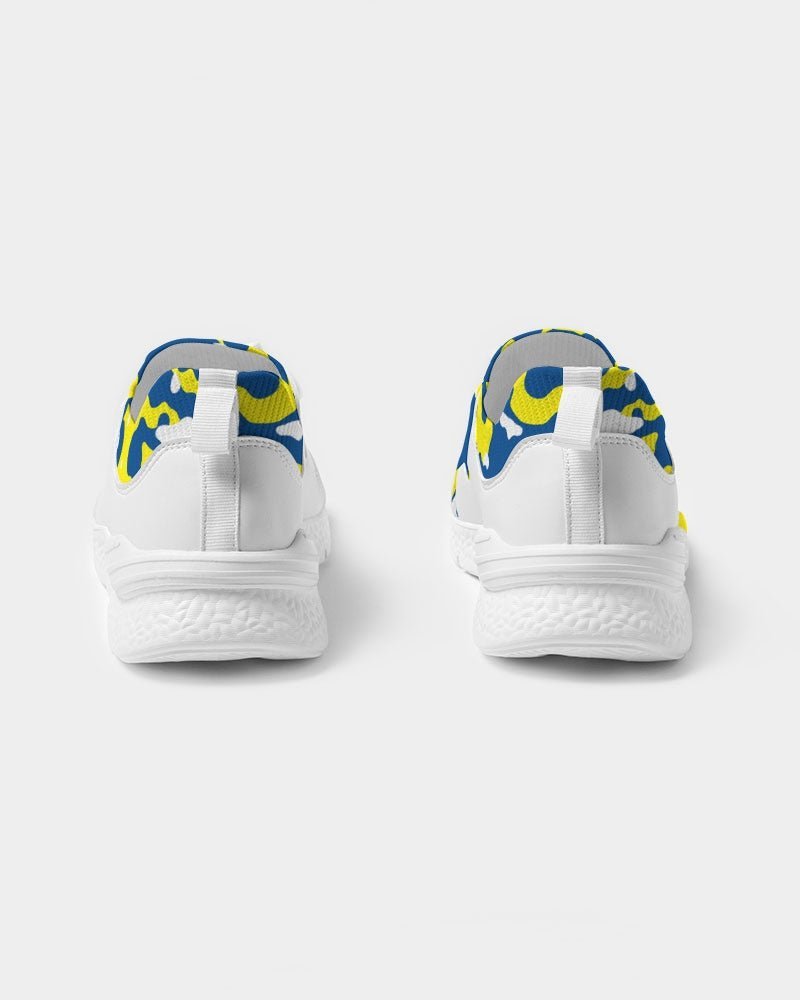 Curacao Flag Camo Women's Two-Tone Sneaker - Conscious Apparel Store