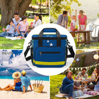 Curacao Flag Insulated Cooler Bag - Conscious Apparel Store