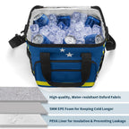 Curacao Flag Insulated Cooler Bag - Conscious Apparel Store