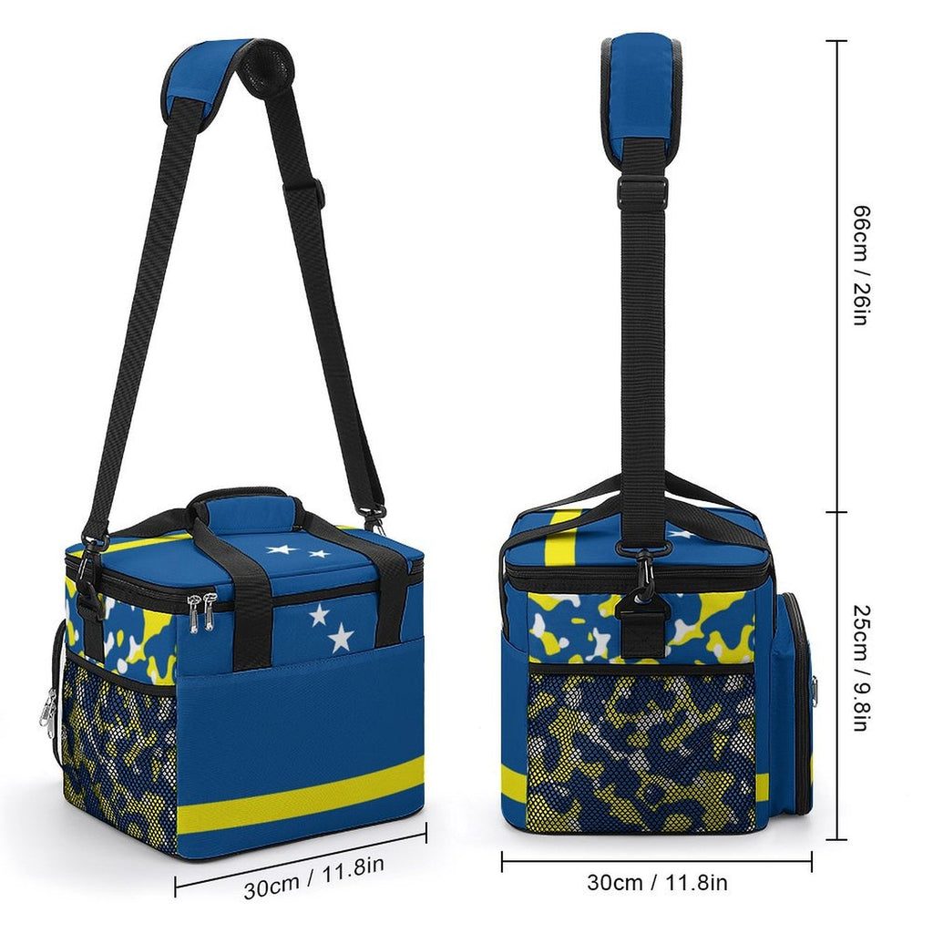 Curacao Flag Insulated Cooler Bag - Conscious Apparel Store