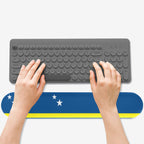 Curacao Flag Keyboard Wrist Rest Pad - Conscious Apparel Store