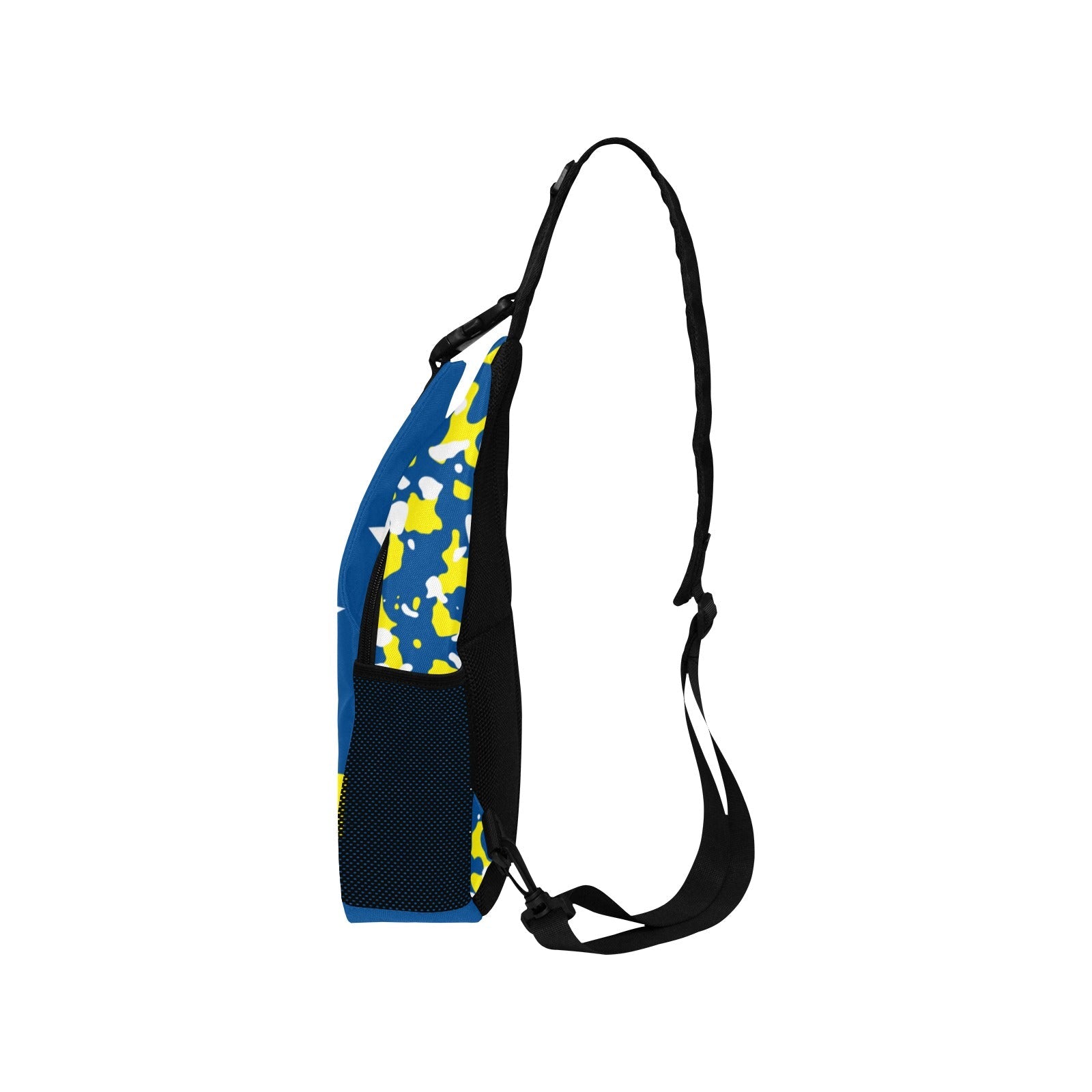 Curacao Flag Men's Casual Chest Bag - Conscious Apparel Store