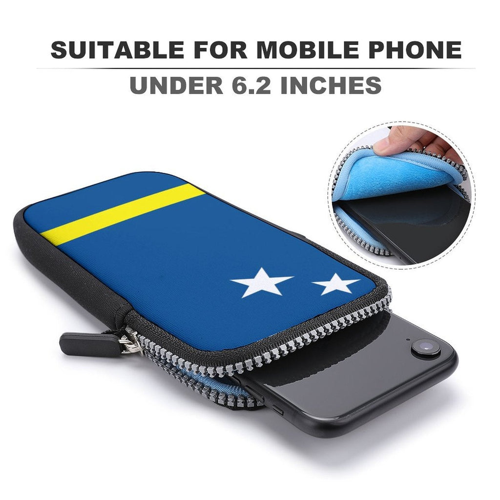 Curacao Flag Mobile Phone Purse - Conscious Apparel Store