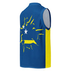 Curacao Flag Premium Sport Jersey Tank Top - Conscious Apparel Store