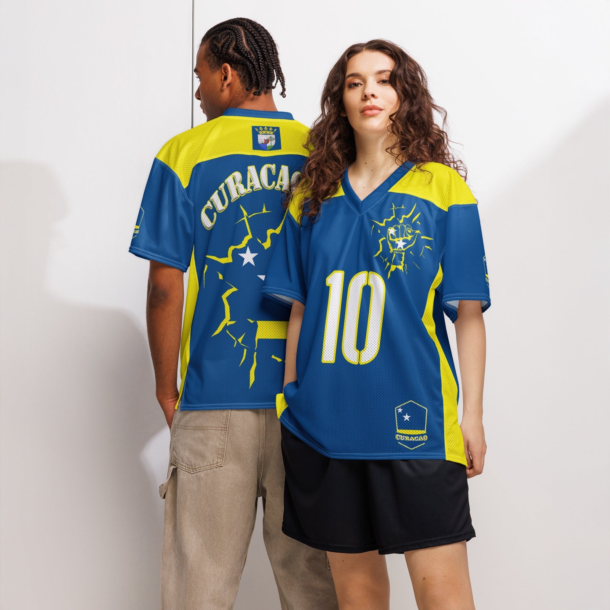 Curacao Flag Sports Jersey - Conscious Apparel Store