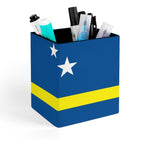 Curacao Flag Square Pen Holder - Conscious Apparel Store
