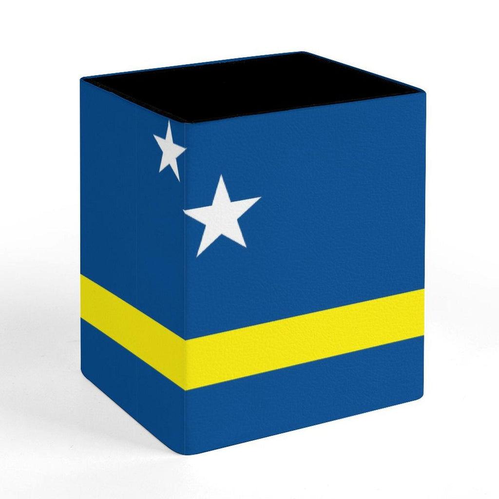 Curacao Flag Square Pen Holder - Conscious Apparel Store