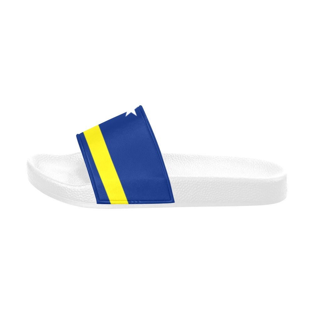 Curacao Flag Women's Slide Sandals - Conscious Apparel Store