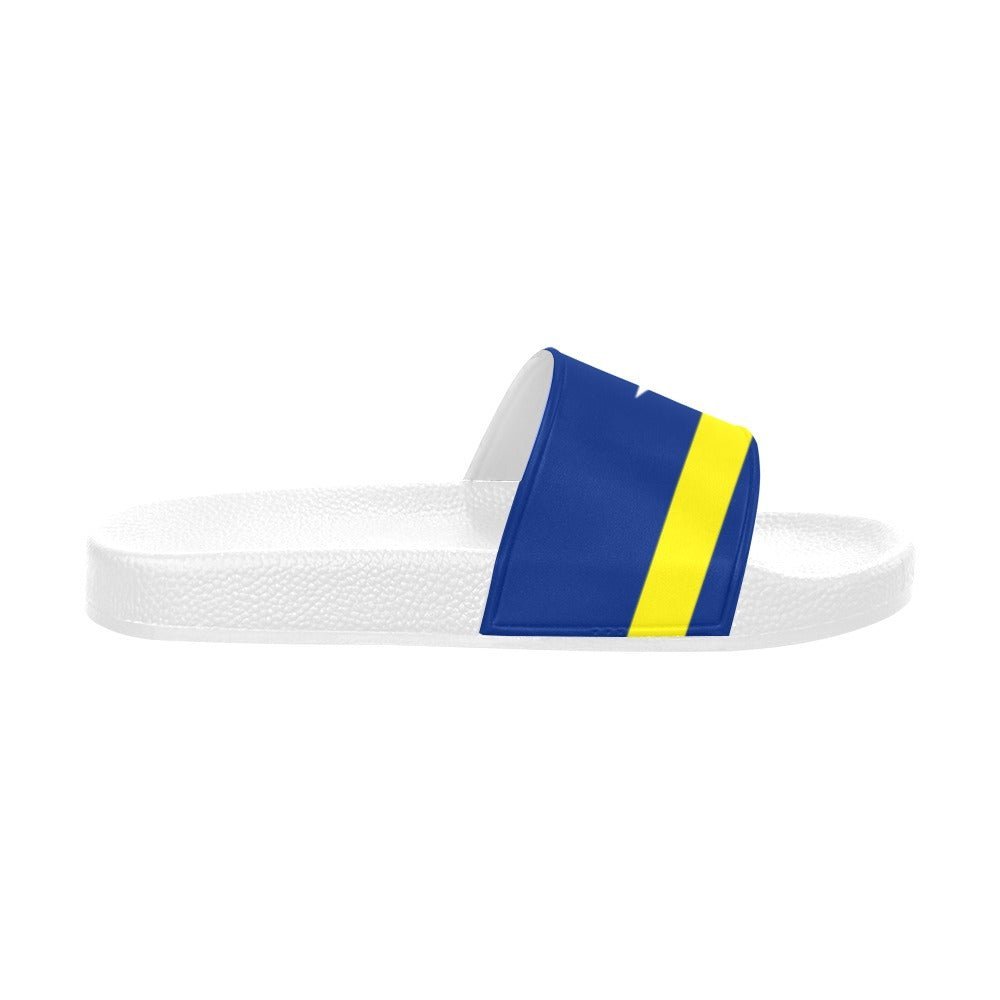 Curacao Flag Women's Slide Sandals - Conscious Apparel Store