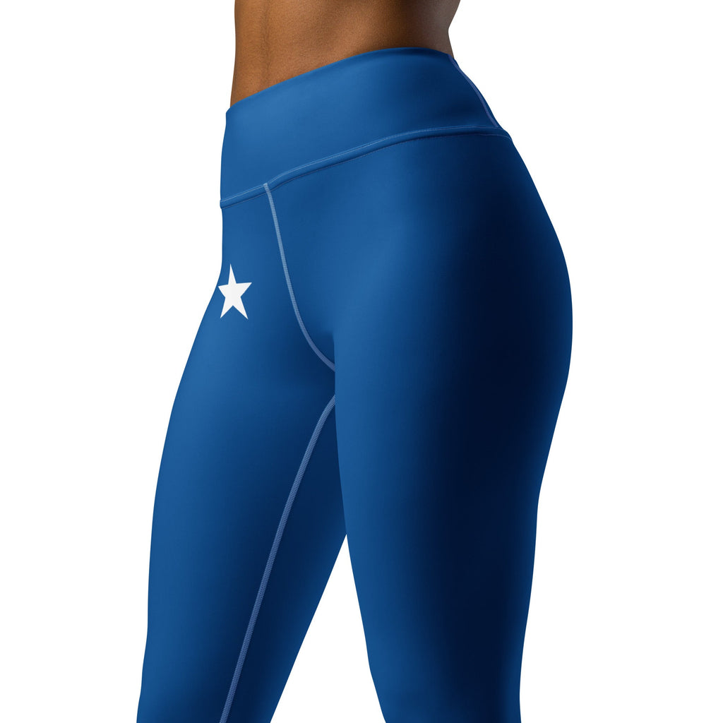 Curacao Flag Yoga Leggings - Conscious Apparel Store